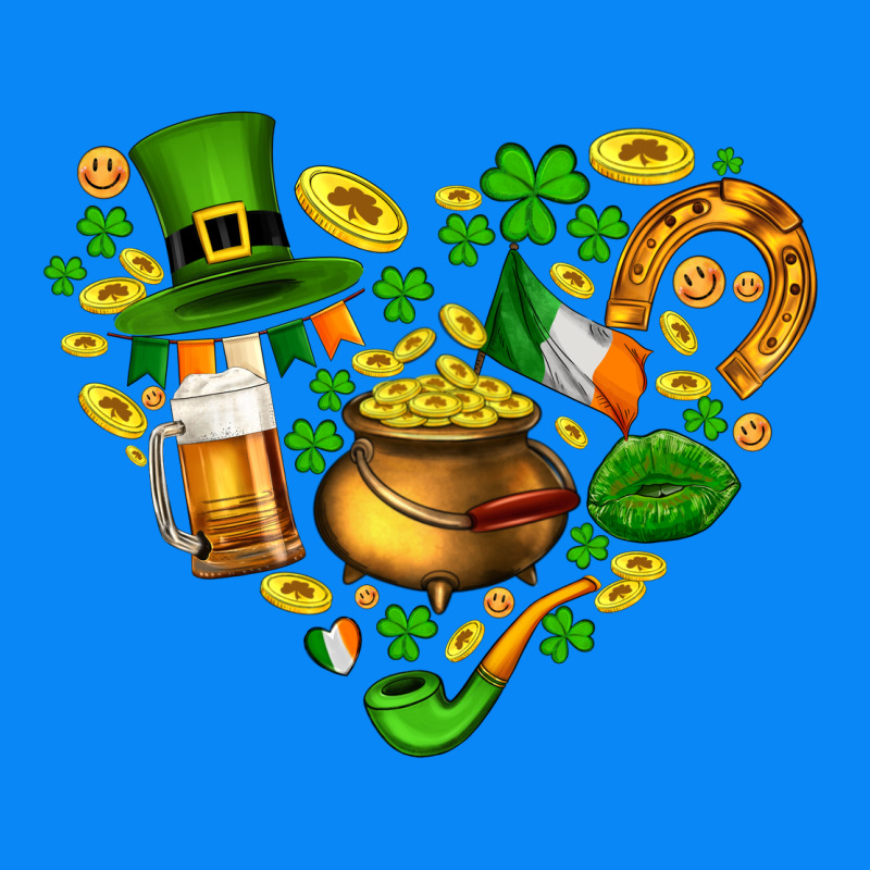 St Patricks Heart Zipper Hoodie by AdoDesignShop | Teevron
