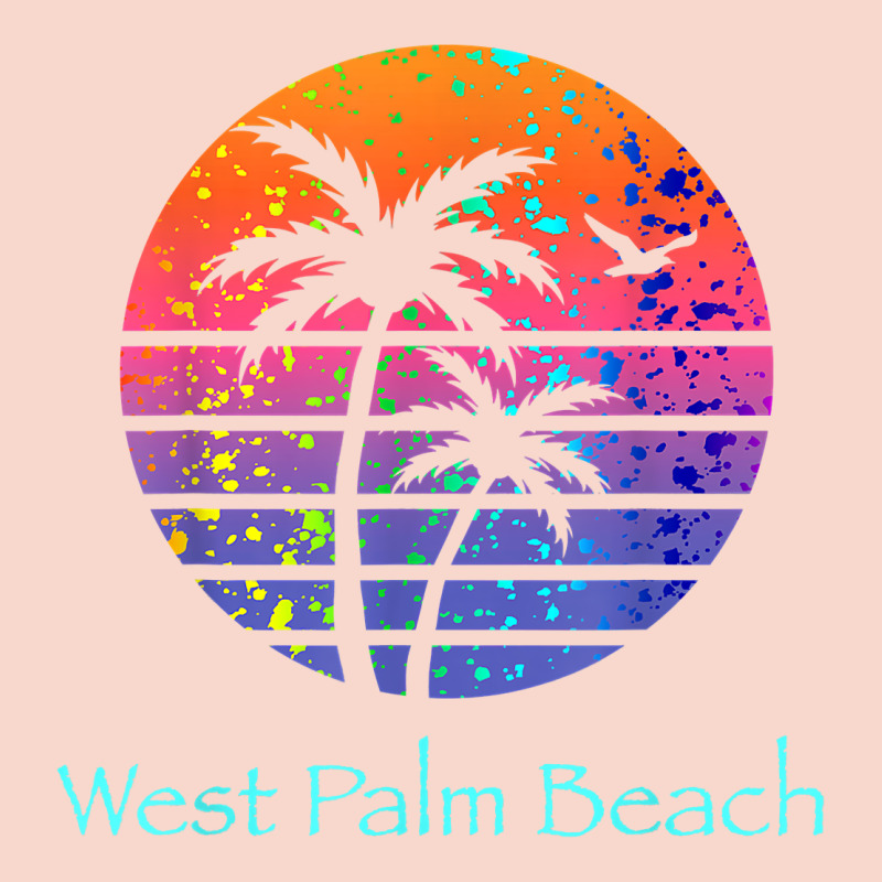 West Palm Beach Tropical T Shirt For Family Vacations Urban Hoodie by linhVisuals | Teevron