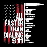 All Faster Than Dialing 911 American Flag Gun Lover For Men T Shirt Urban Hoodie | Teevron