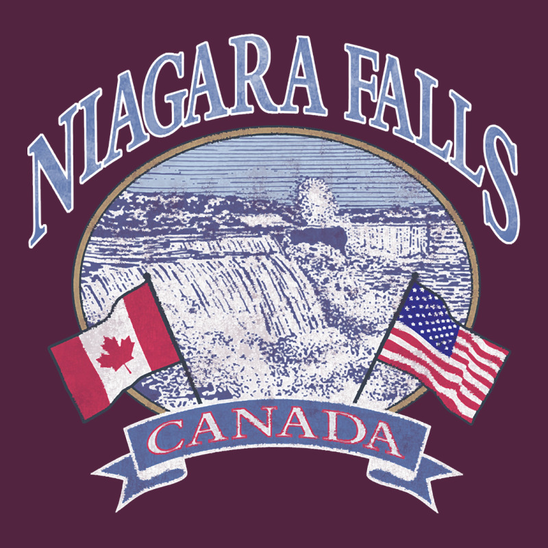 Americana Niagara Falls Scene Canada America Flags Sweatshirt Urban Hoodie by linhVisuals | Teevron