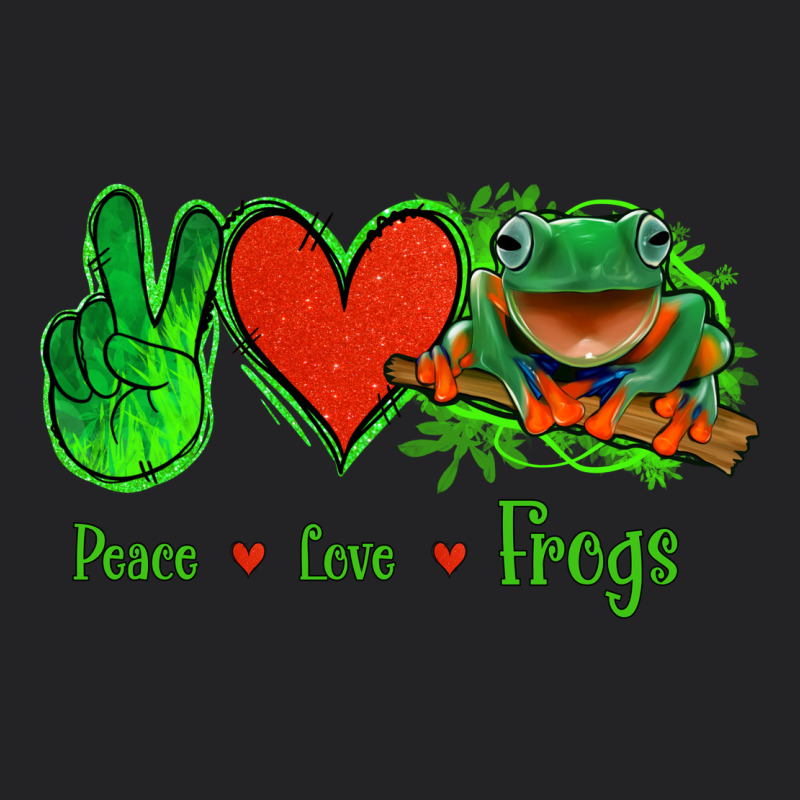 Peace Love Frogs Vintage Tee by Jasminsmagicworld | Teevron