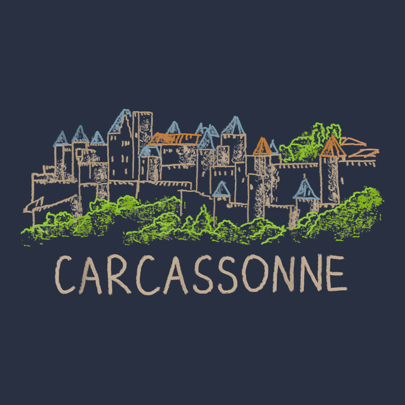 Carcassonne France Unique Hand Drawn Art Gift Men Women T Shirt Urban Hoodie by linhVisuals | Teevron