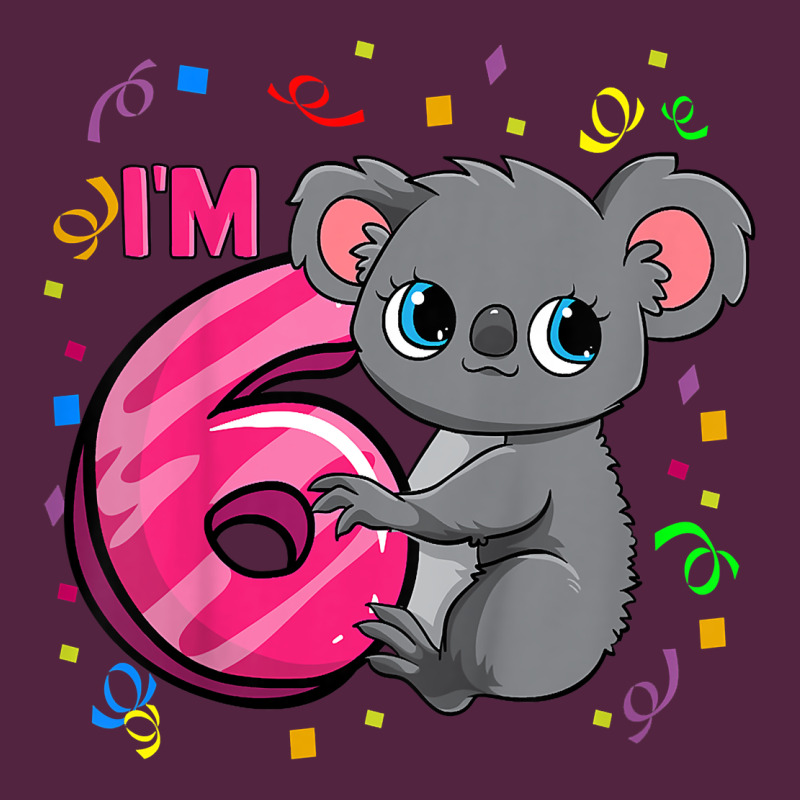 Kids 6th Birthday Shirt For Girls Koala Bear 6 Years Old T Shirt Urban Hoodie by linhVisuals | Teevron