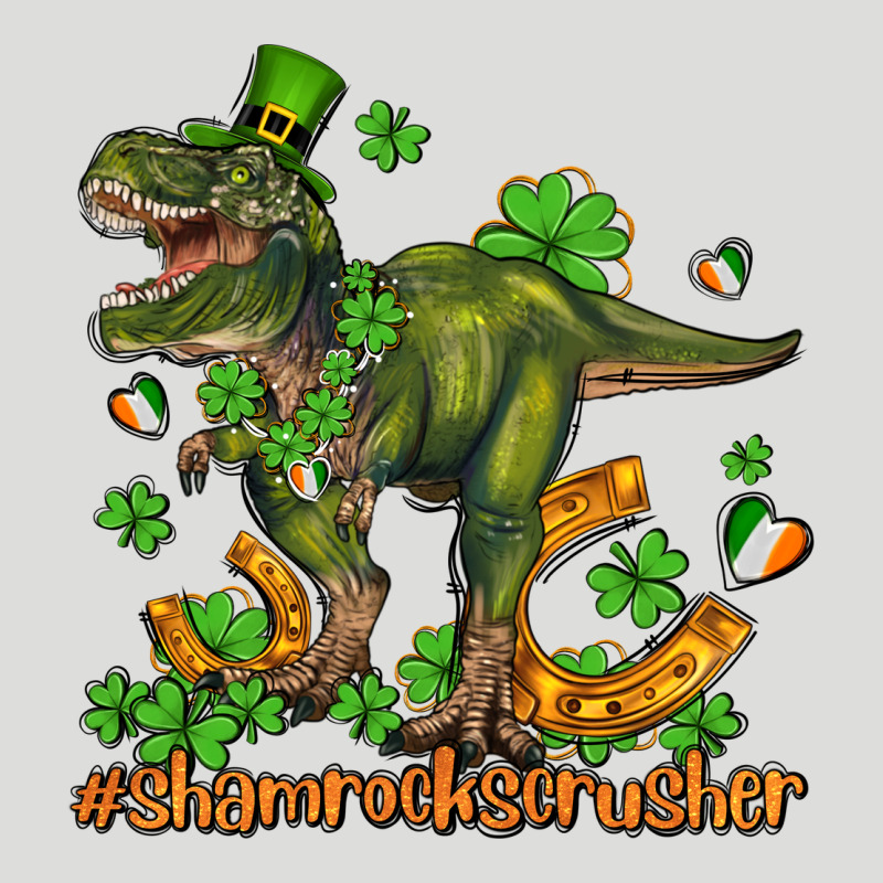 Shamrockscrusher T Rex And Horseshoe Zipper Hoodie by AdoDesignShop | Teevron