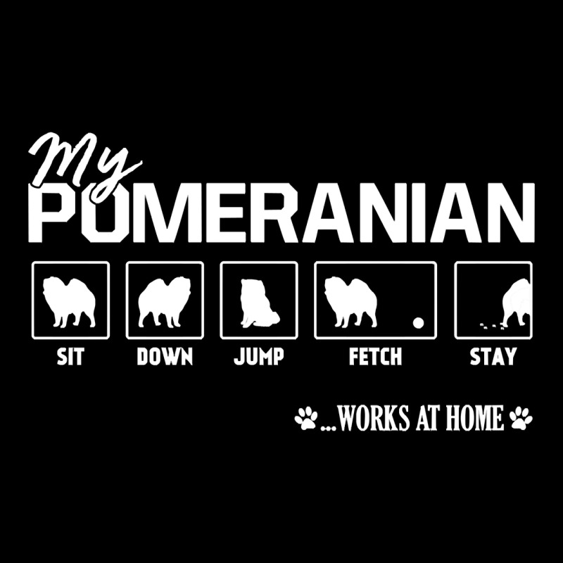 Dog Pomeranian Cute Dog Puppy Pet Black Paw Urban Hoodie by linhVisuals | Teevron