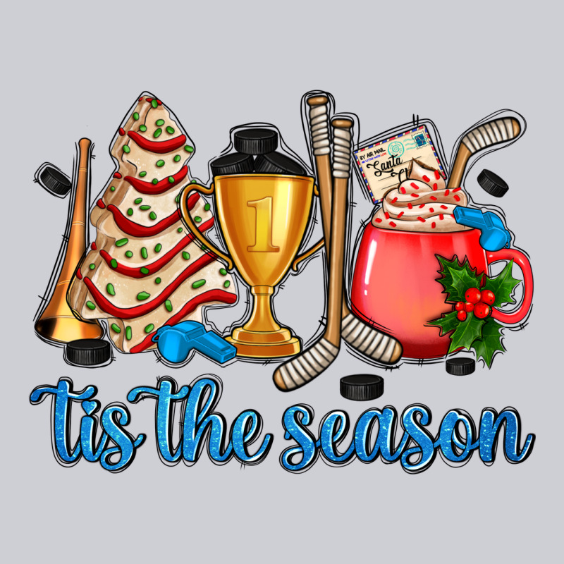 Tis The Season Hockey And Christmas Heavyweight Sweatshirt by AdoDesignShop | Teevron