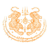 twin tiger sak yant tattoo muay thai thailand martial art tank top | Teevron