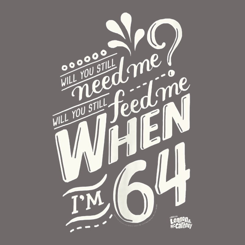 Lyrics By Lennon And Mccartney   When I'm 64 Tank Top Urban Hoodie by linhVisuals | Teevron