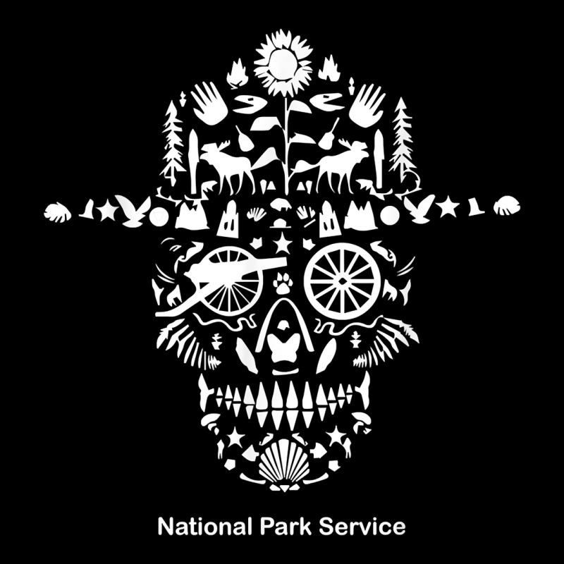 National Park Service, Skull Animals Hiking Camping Eliments T Shirt Urban Hoodie by linhVisuals | Teevron