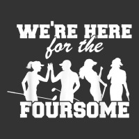 we're here for the foursome funny sarcasm golf lover golfer t shirt | Teevron