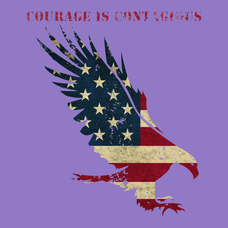 Courage Is Contagious And Eagle Urban Hoodie by linhVisuals | Teevron