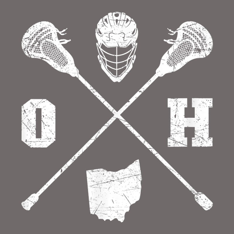 Ohio Lacrosse Sticks & Helmet State Outline Lax Player T Shirt Urban Hoodie by linhVisuals | Teevron
