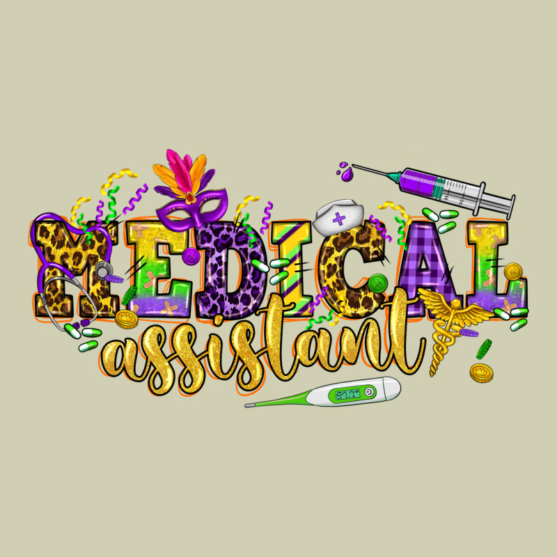 Ma Medical Assistant Mardi Gras Heavy Core Tee by HowdyJamesFarm | Teevron