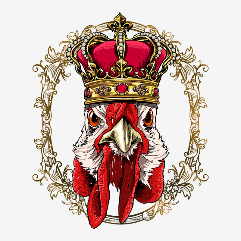 Chicken Chick King Chicken Wearing Crown Queen Chicken Animal 228 Roos Urban Hoodie by linhVisuals | Teevron