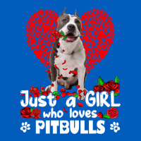 Pitbull Lover Dog Roses Funny Just A Girl Who Loves Pitbull 213 Pitbul Urban Hoodie | Teevron