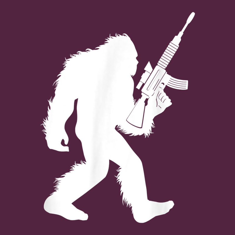 Bigfoot With Rifle Sasquatch 2nd Amendment Gun T Shirt Urban Hoodie by linhVisuals | Teevron