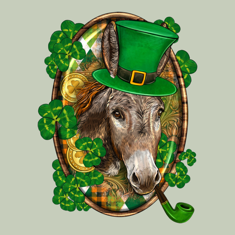 St. Patrick's Day Donkey Ladies Tee by CowGirlArtShop | Teevron