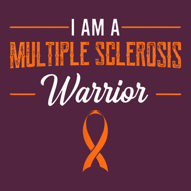 Multiple Sclerosis Warrior Autoimmune Disease Orange Ribbon Urban Hoodie by linhVisuals | Teevron