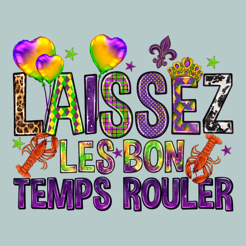 Loissez Les Bon Temps Rouler With Balloon Heavy Core Tee by HowdyJamesFarm | Teevron