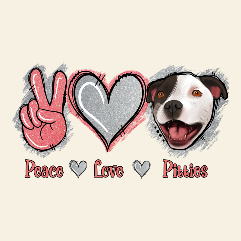 Peace Love Pitties Vintage Tee by Jasminsmagicworld | Teevron