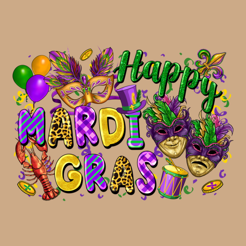 Happy Mardi Gras Vintage Hoodie by FaDigitalArtStudio | Teevron