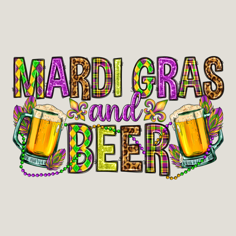 Mardi Gras And Beer Heavy Core Tee by HowdyJamesFarm | Teevron