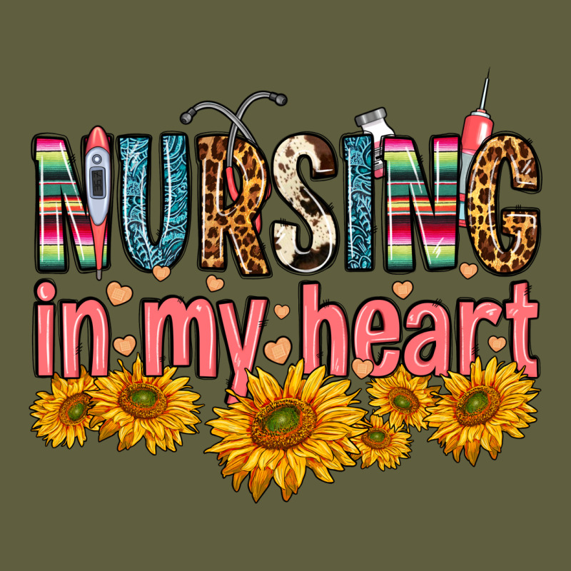 Nursing In My Heart Vintage Tee by FaDigitalArtStudio | Teevron