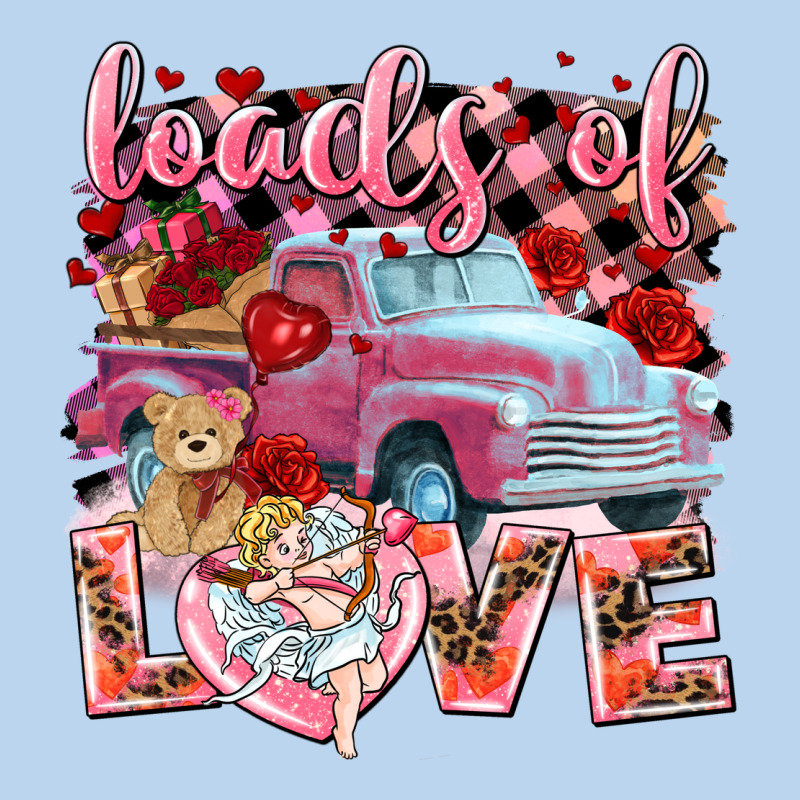 Loads Of Love Valentine's Day Truck Classic Tee by HowdyJamesFarm | Teevron