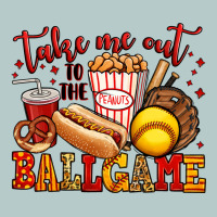 Take Me Out To The Ball Game Softball Heavy Core Tee | Teevron