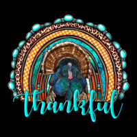 Western Thanksgiving Rainbow With Turkey Premium Tee | Teevron