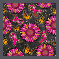 Breast Cancer Sunflower Seamless Pattern Vintage Hoodie | Teevron