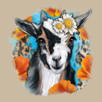 Daisy Goat With Background Long Sleeve Tee | Teevron