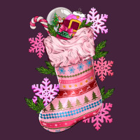 Pink Christmas Socks Premium Tee | Teevron