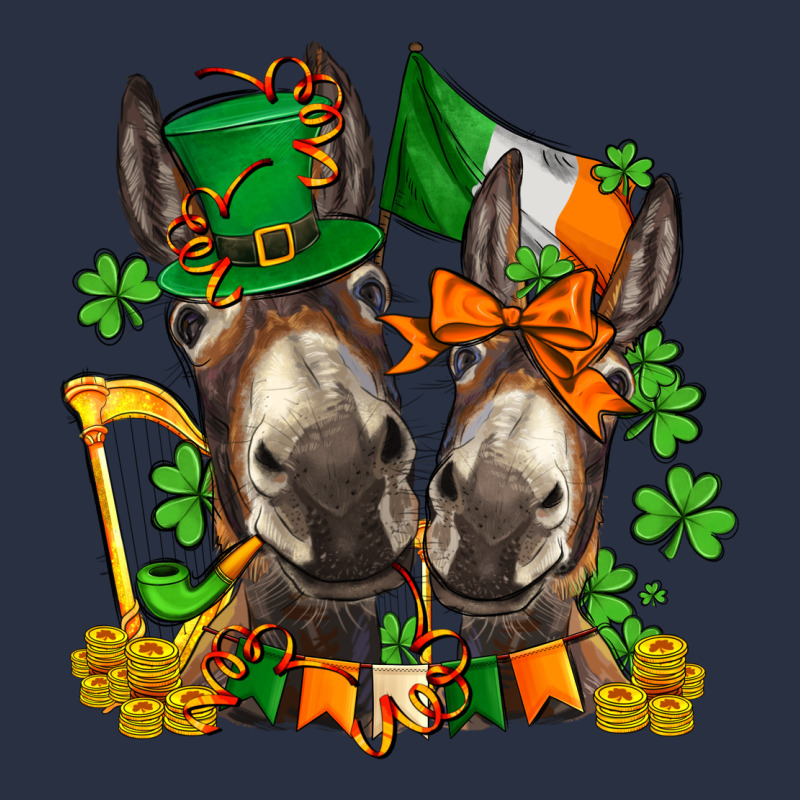 St Patricks Donkeys With  Shamrocks Heavyweight Sweatshirt by AdoDesignShop | Teevron