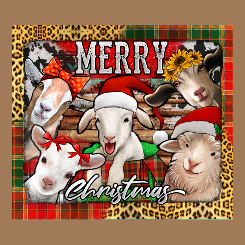 Merry Christmas Goats Tumbler Classic Tee by Jasminsmagicworld | Teevron