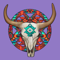 Turquoise Aztec Bullskull Urban Hoodie | Teevron