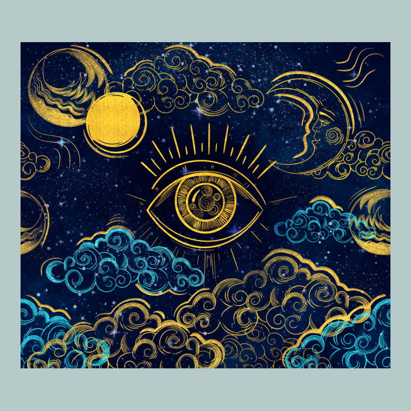 Evil Eye Moon Heavy Core Tee by TumblerDesignByShophia | Teevron