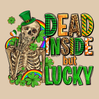 Dead Inside But Lucky  With Skeleton Heavyweight Sweatshirt | Teevron