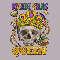 Skull Mardi Gras Queen Vintage Tee | Teevron