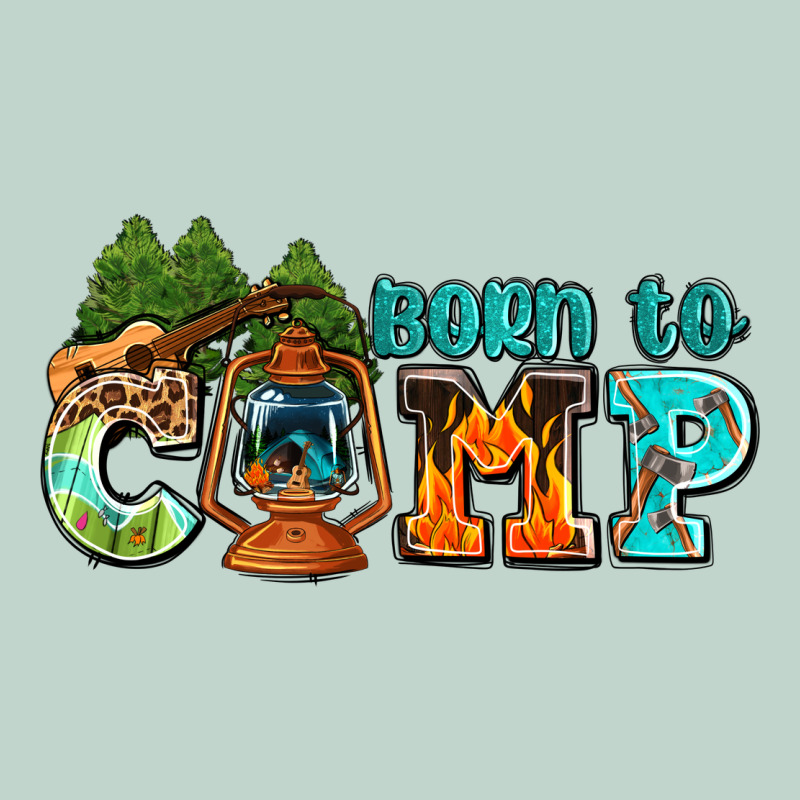 Born To Camp With Guitar Zipper Hoodie by AdoDesignShop | Teevron