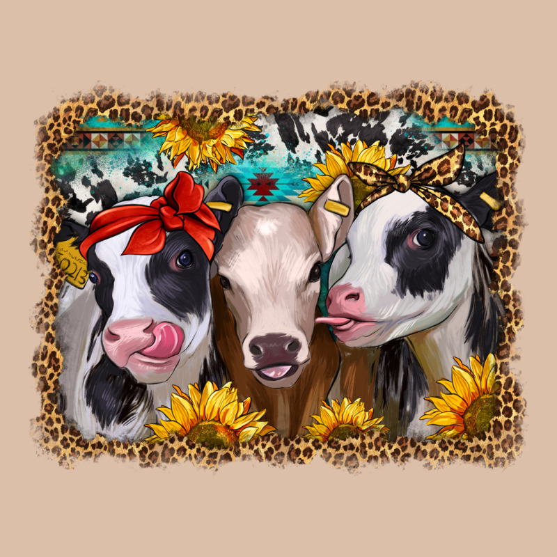Western Sunflower Heifers Urban Heavy Tee by Jasminsmagicworld | Teevron