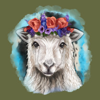 Sunflower Sheep With Background Long Sleeve Tee | Teevron
