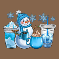 Winter Snowman Coffee Cups Premium Tee | Teevron