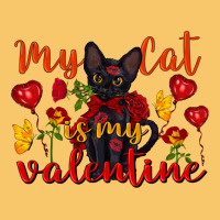 My Cat Is My Valentine Valentine's Day Vintage Hoodie | Teevron