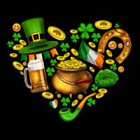 St Patricks Heart Heavyweight Sweatshirt | Teevron