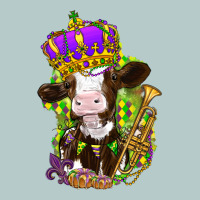 Mardi Gras Cow Heavy Core Tee | Teevron
