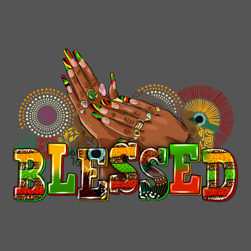 Blessed Afro Woman Hands Zipper Hoodie by AdoDesignShop | Teevron
