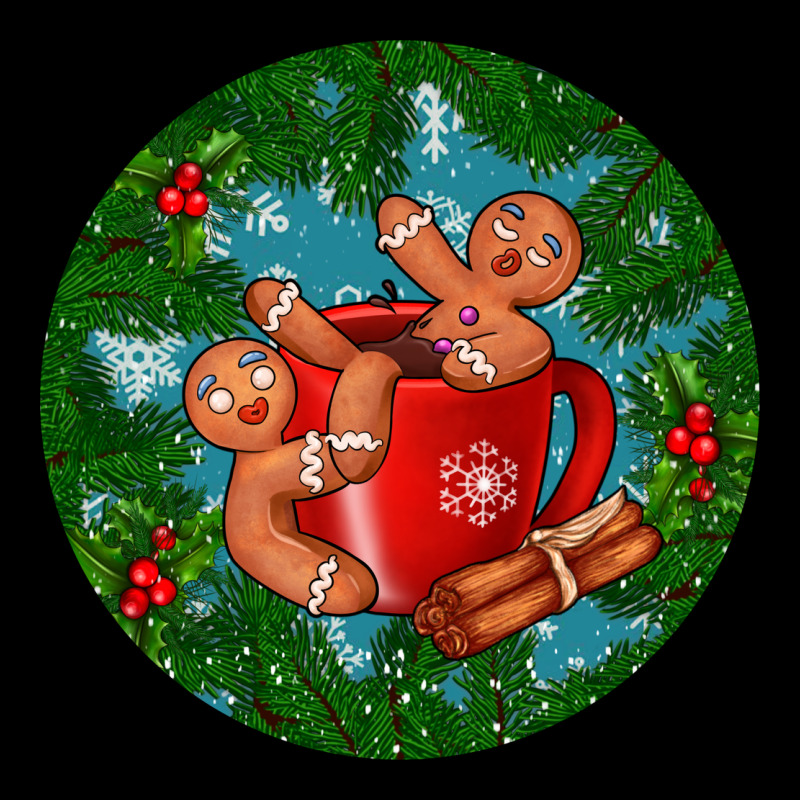 Gingerbread Men With Hot Chocolate Long Sleeve Tee by BundleAndBundleShop | Teevron