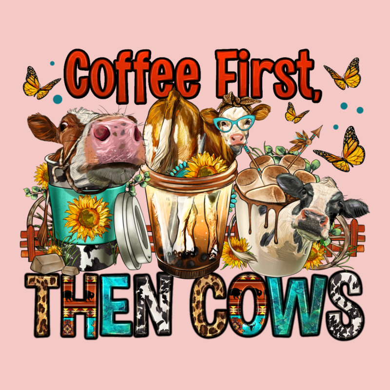 Coffee First Then Cows Urban Heavy Tee by FaDigitalArtStudio | Teevron