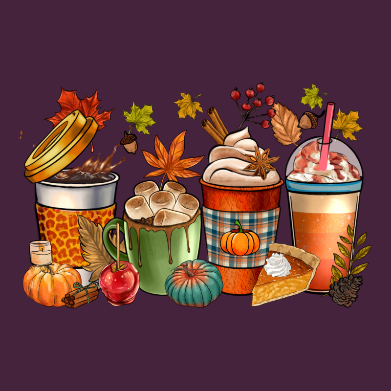 Fall Coffee Cups Premium Tee by CowGirlArtShop | Teevron